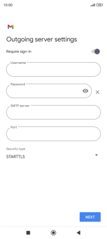 Press the indicator next to 'Require sign-in' to turn on the function.