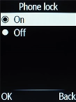 Select Off to turn off the function.