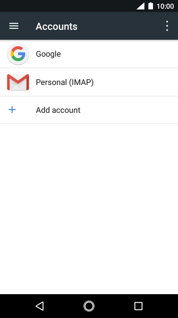 Press the Home key to return to the home screen.