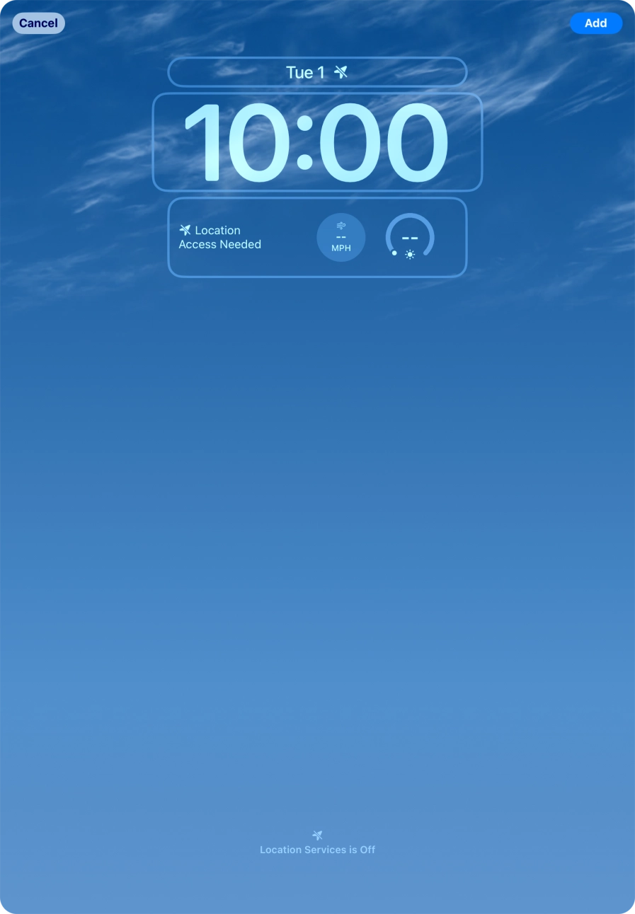 To customise the way the lock screen date is displayed, press the date widget and follow the instructions on the screen to select the required widget display mode. To customise the way the lock screen date is displayed, press the date widget and follow the instructions on the screen to select the required widget display mode.