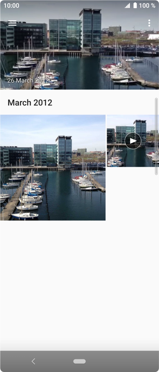 Slide your finger right starting from the left side of the screen. Slide your finger right starting from the left side of the screen.