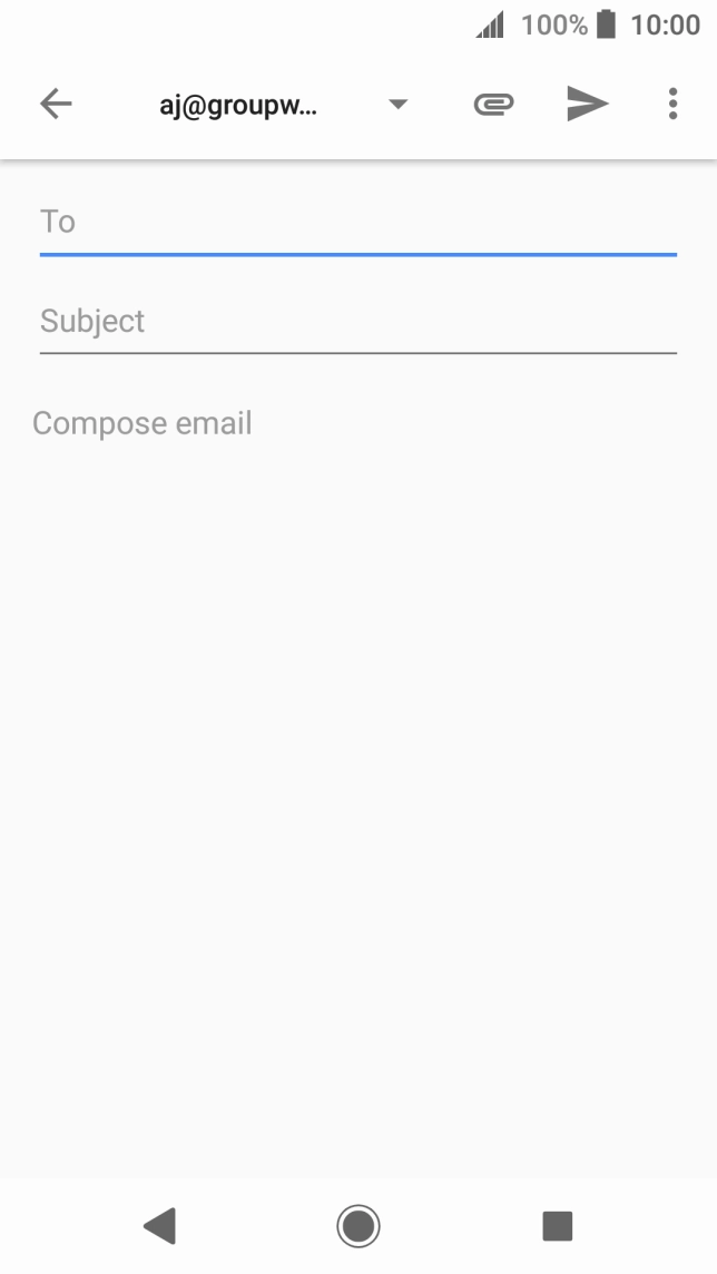 Press To and key in the first letters of the recipient's name. Press To and key in the first letters of the recipient's name.