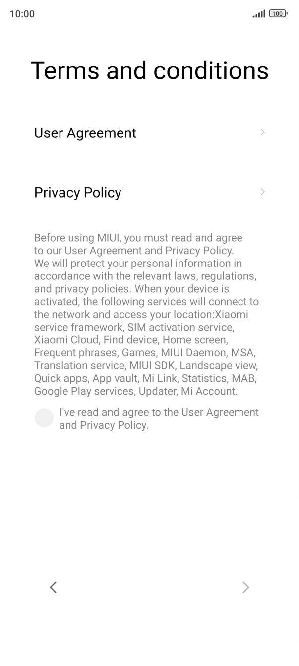 Press the field next to 