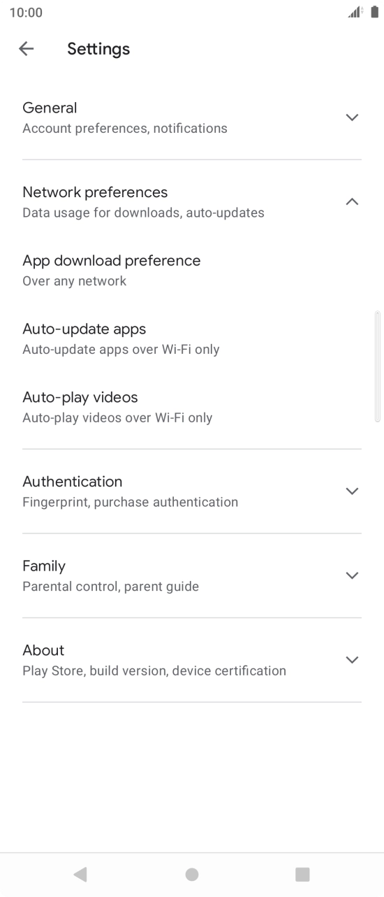 Press Auto-update apps.