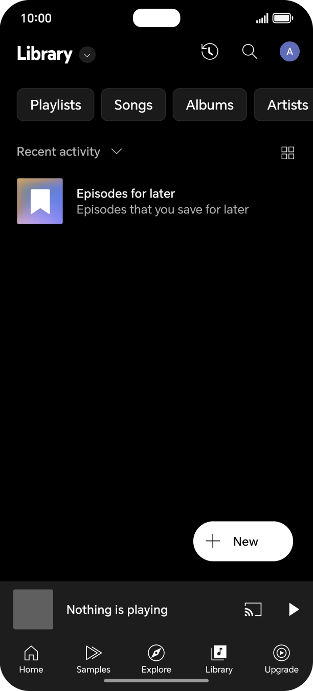 Press the drop down list.