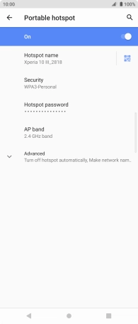 Press the Home key to return to the home screen.