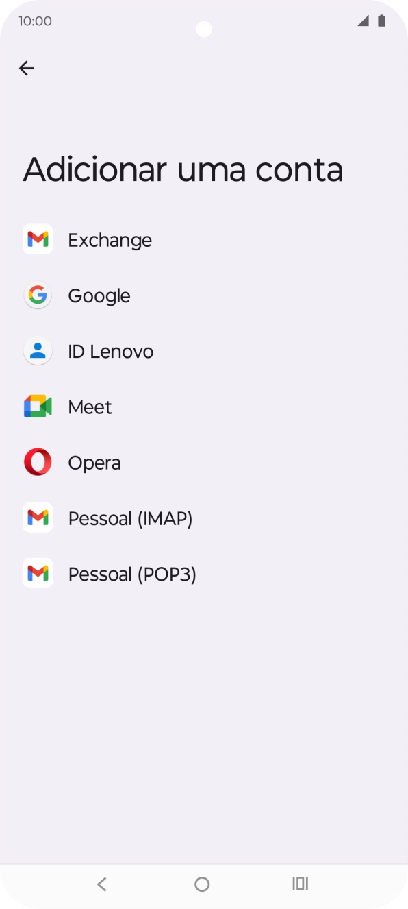 Prima Pessoal (IMAP).