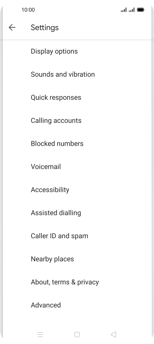 Press Calling accounts. Press Calling accounts.