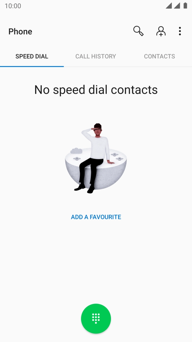 Press the menu icon. Press the menu icon.