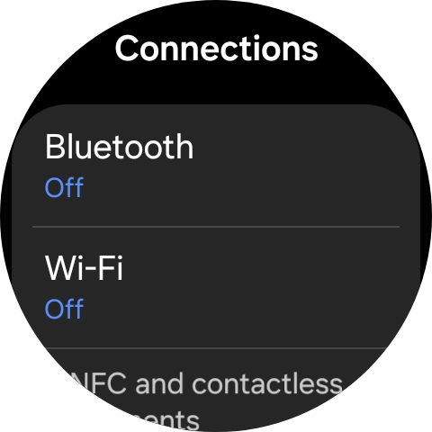 Press Bluetooth. Press Bluetooth.