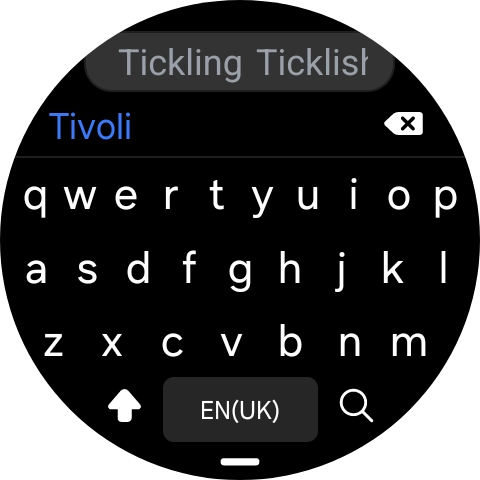 Key in the required destination and press the search icon.