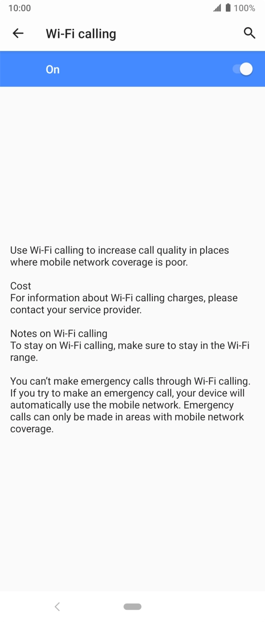 Press the Home key to return to the home screen.