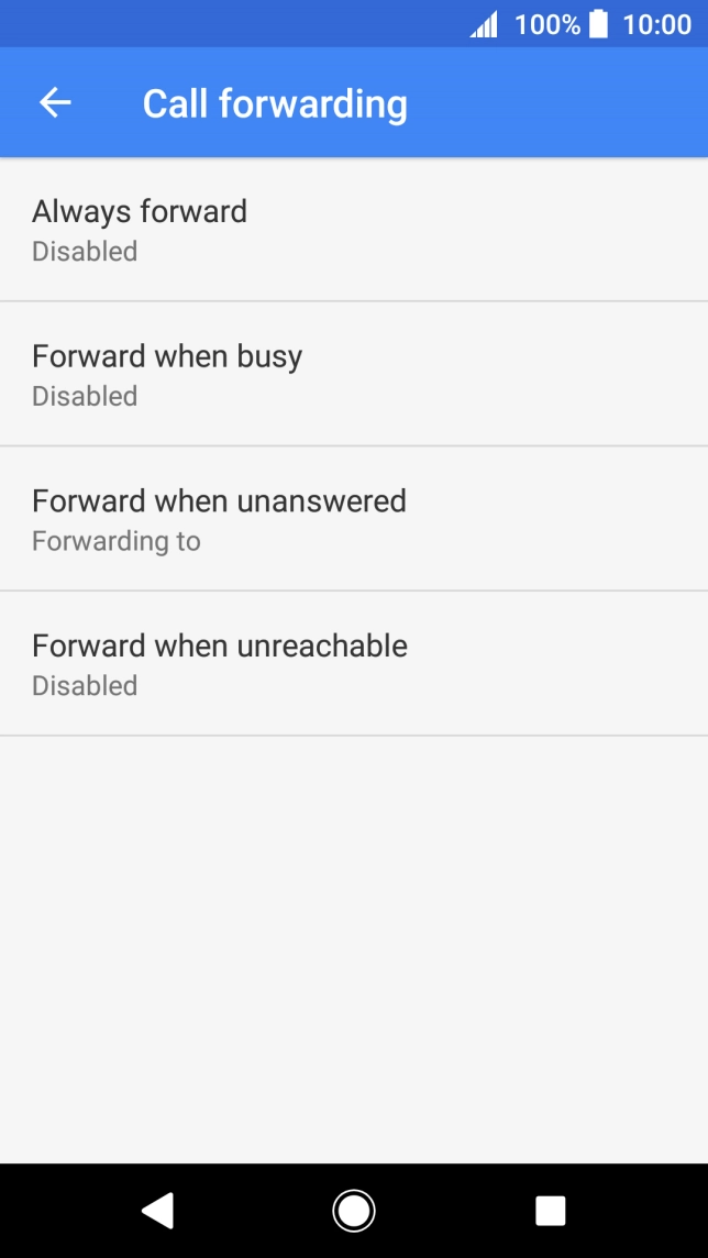 Press the Home key to return to the home screen.