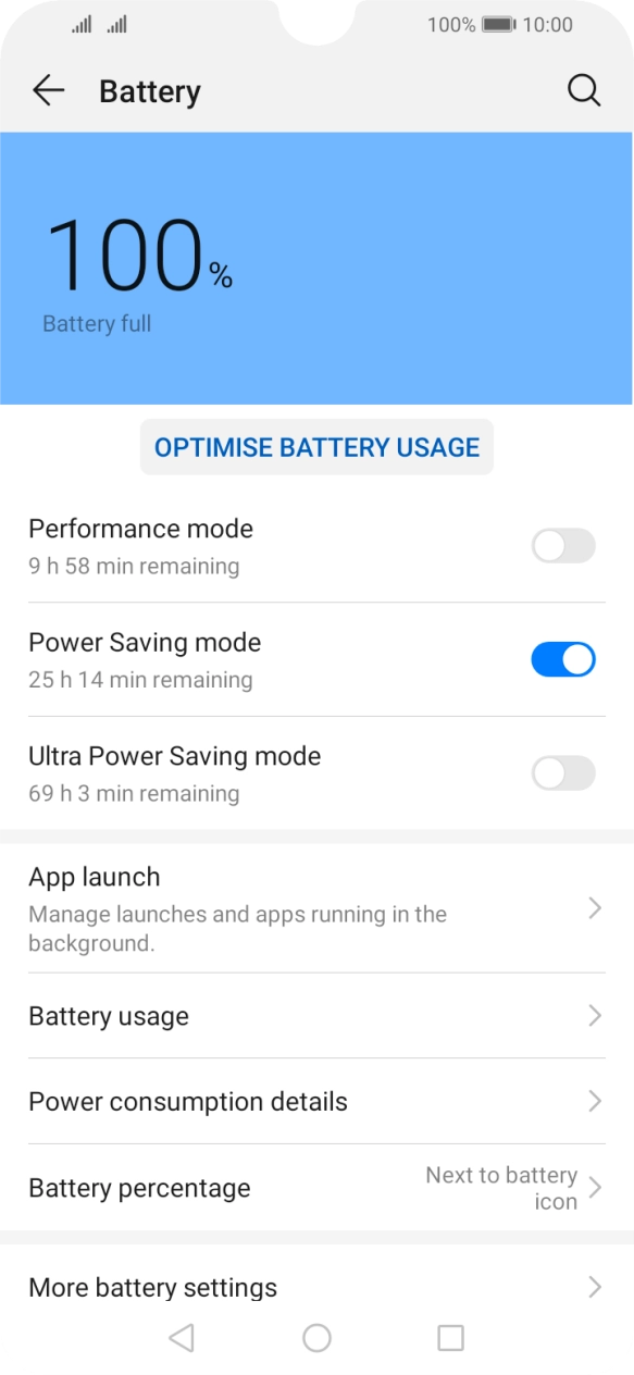 Press the Home key to return to the home screen.