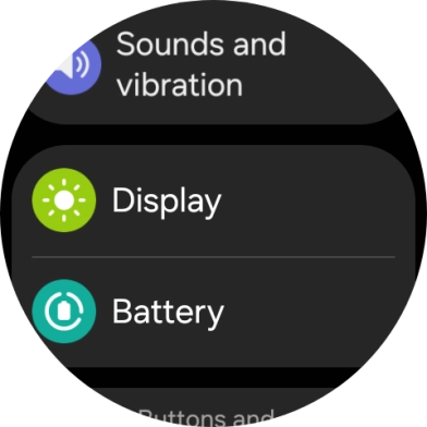 Press Display.