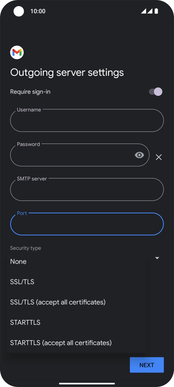 Press None. Press None.