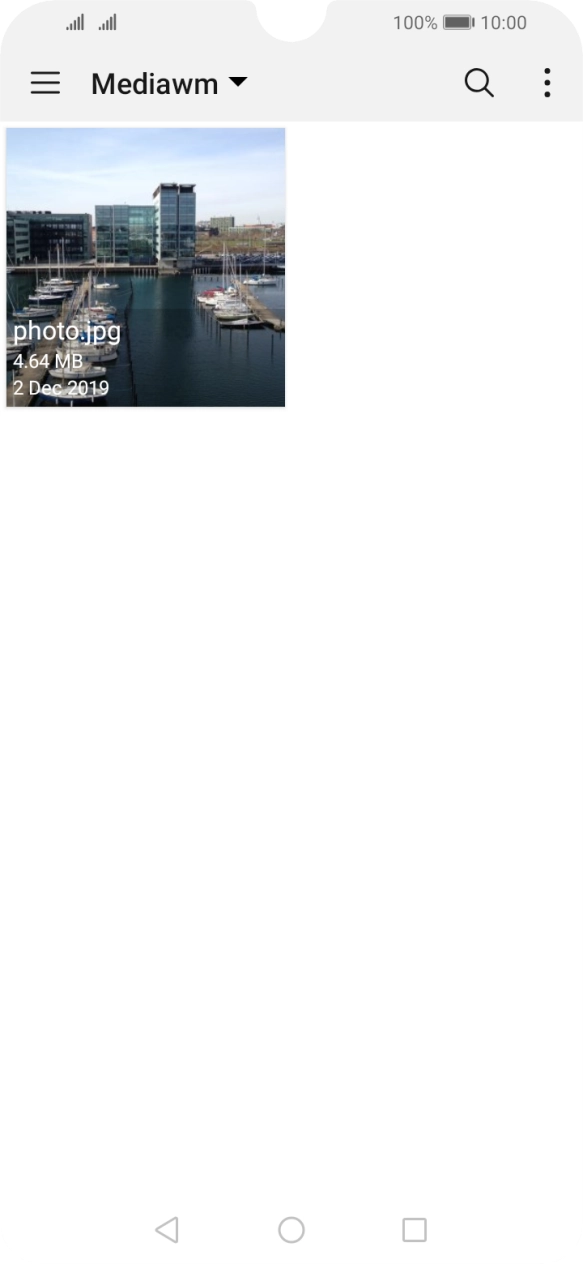 Press the required picture.