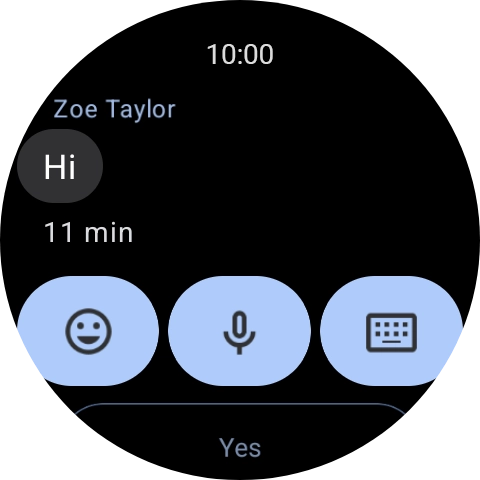Press the microphone icon.