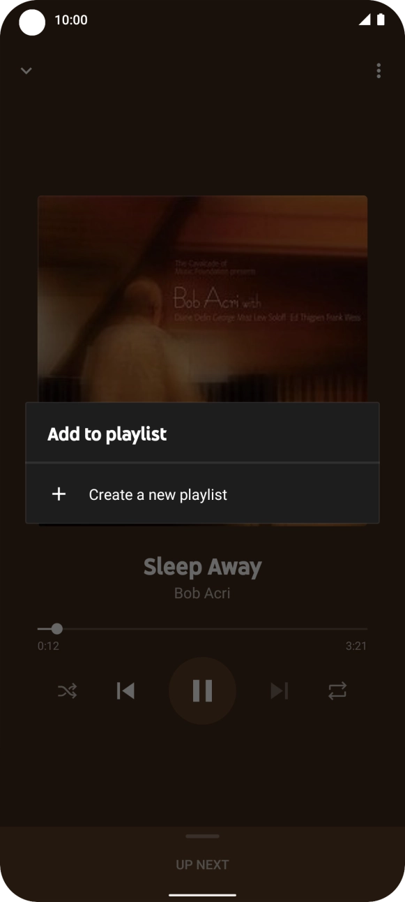 Press Create a new playlist.