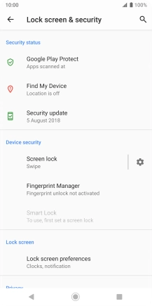 Press Fingerprint Manager.