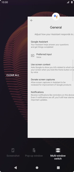 Press CLEAR ALL.