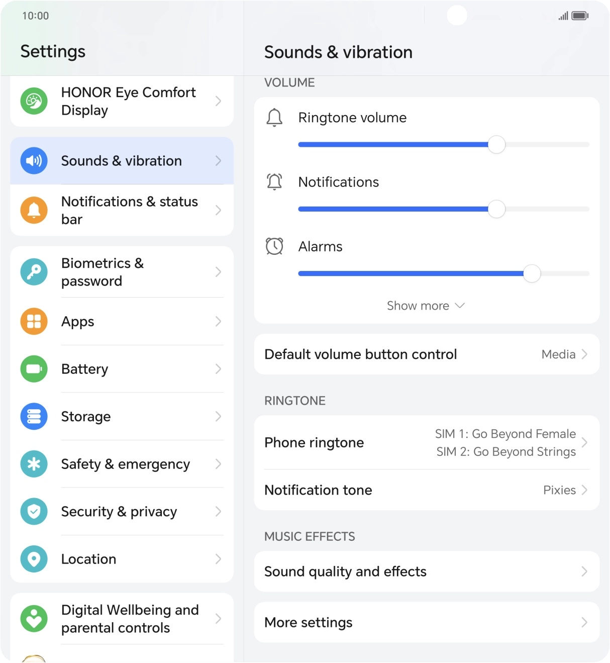 Press Phone ringtone.