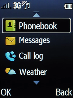 Select Phonebook.