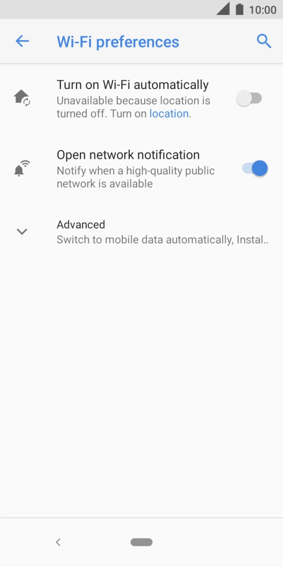 Press Advanced. Press Advanced.