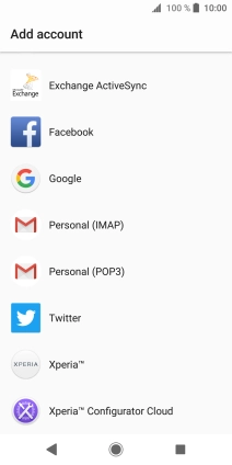 Press Google.
