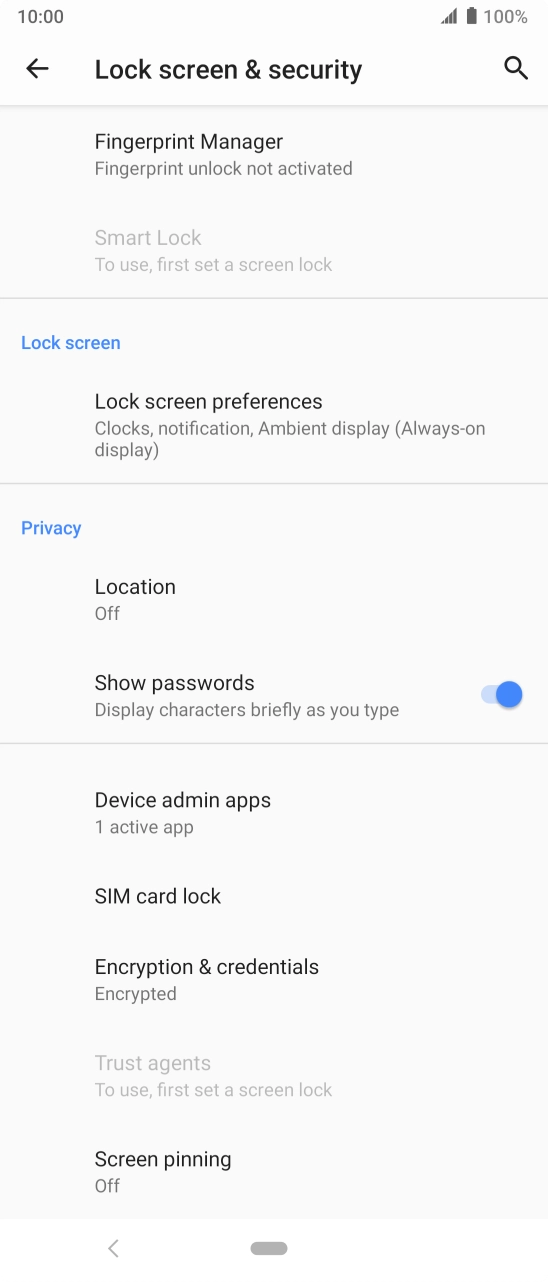 Press SIM card lock.
