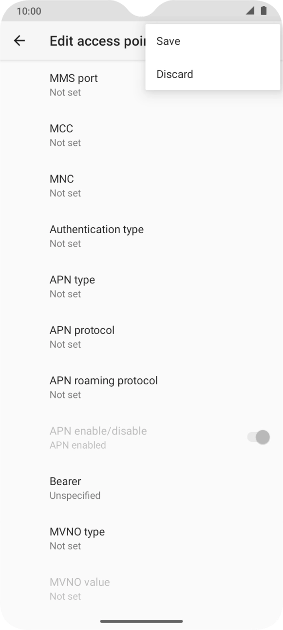Press Save. Press Save.
