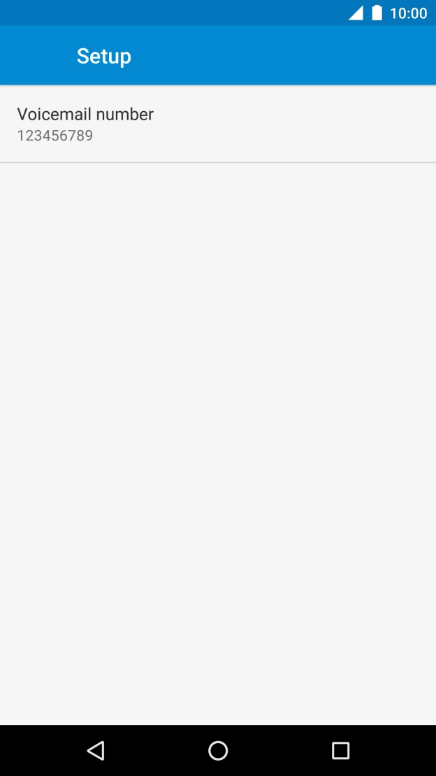 Press the Home key to return to the home screen.