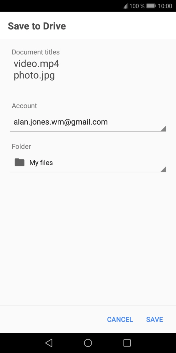 Press SAVE. Press SAVE.