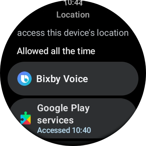 Press the required app. Press the required app.