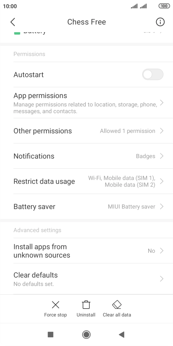 Press the Home key to return to the home screen.