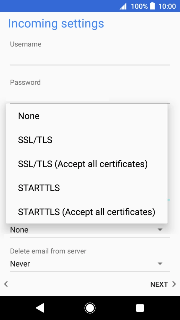 Press None to turn off the function. Press None to turn off the function.