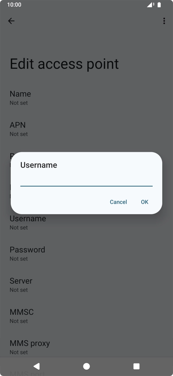 Key in o2wap and press OK. Key in o2wap and press OK.