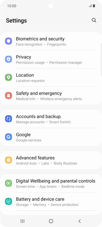 Press Accounts and backup. Press Accounts and backup.