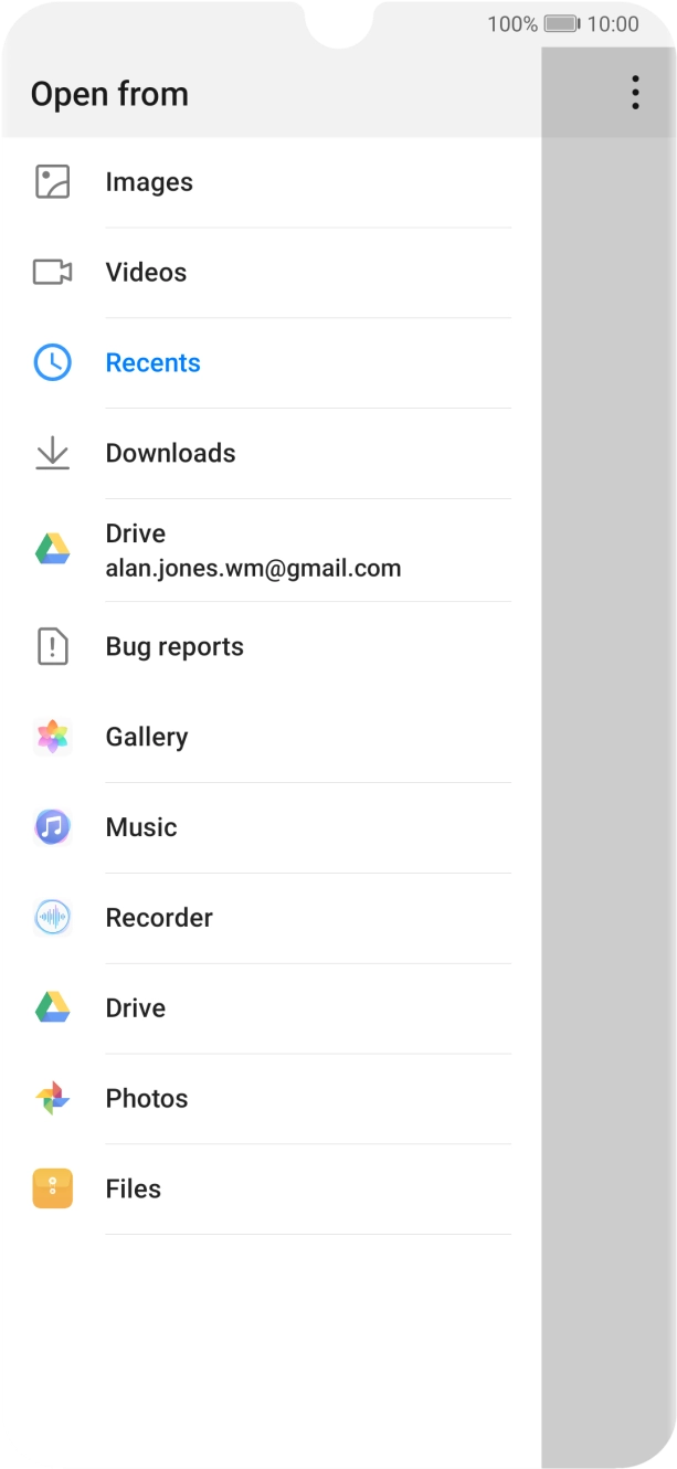 Press Images and go to the required folder. Press Images and go to the required folder.