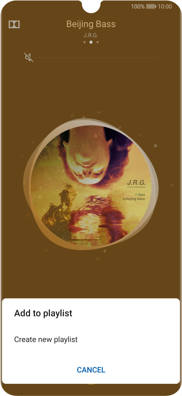 Press Create new playlist.