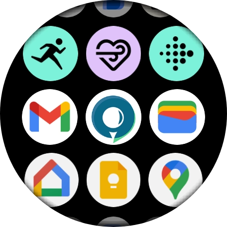 Press and hold the required app.