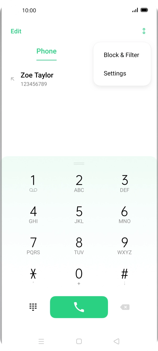 Press Settings. Press Settings.