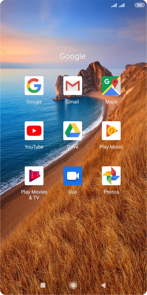 Press Gmail. Press Gmail.