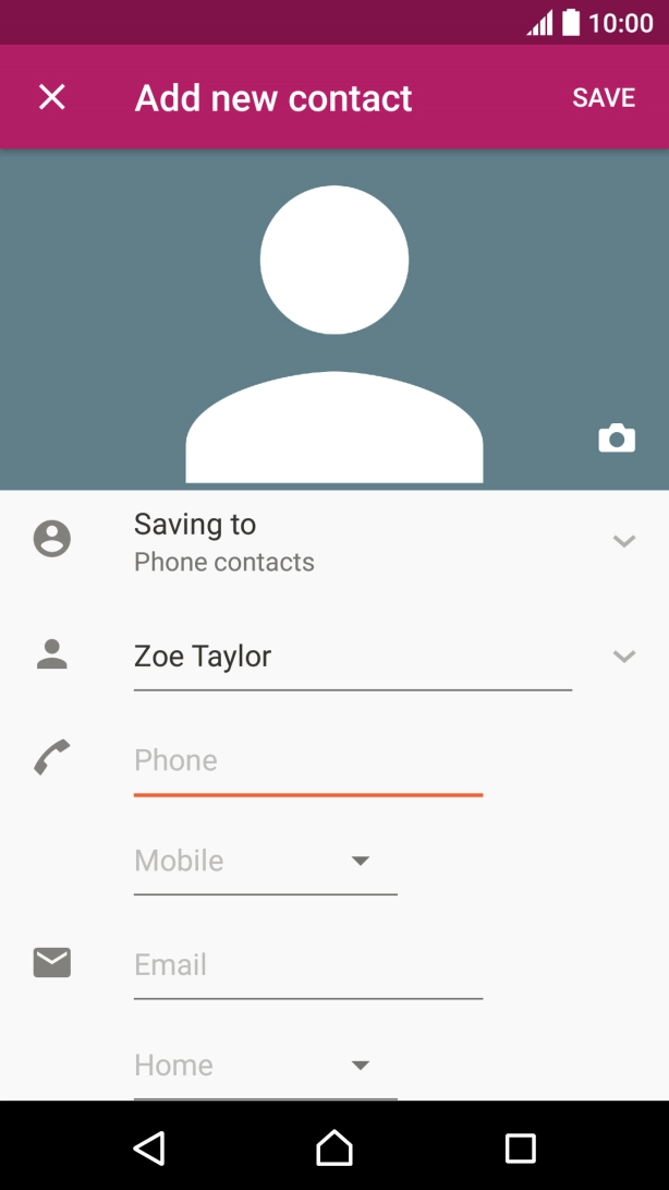 Press Phone and key in the phone number.