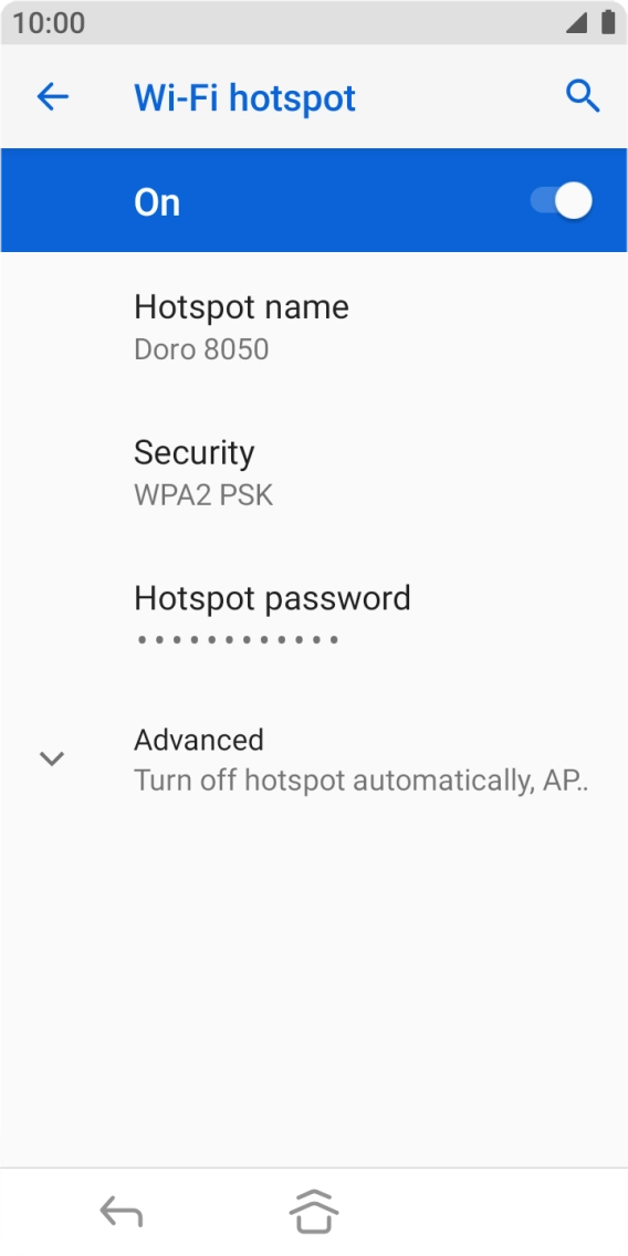 Press the Home key to return to the home screen. Press the Home key to return to the home screen.
