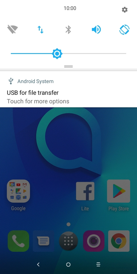 Press Touch for more options. Press Touch for more options.