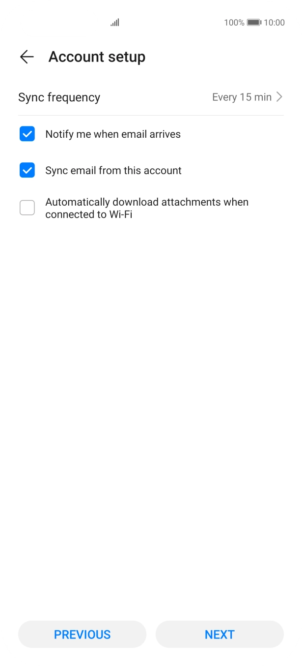 Press Sync frequency. Press Sync frequency.