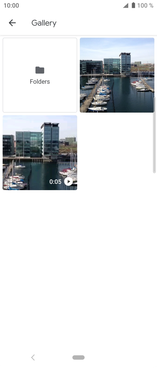 Press Folders and go to the required folder. Press Folders and go to the required folder.