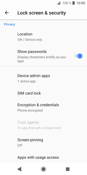 Press SIM card lock.