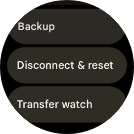 Press Disconnect & reset.